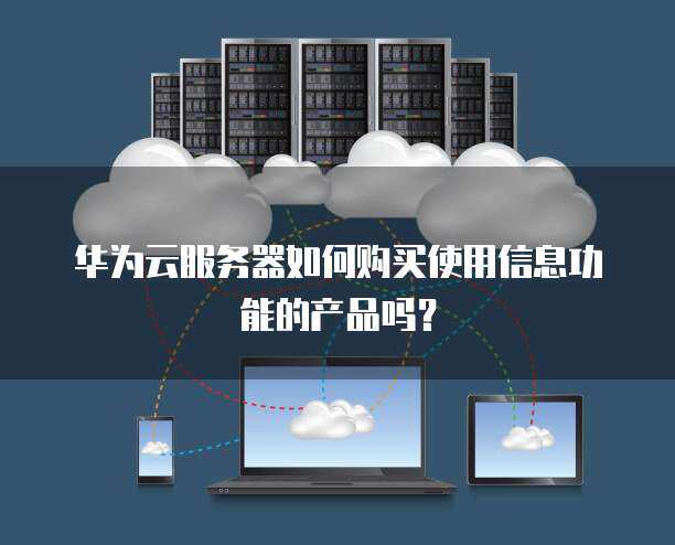 服务器购买与信息服务业务功能产品使用指南